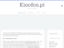 Tablet Screenshot of kinofon.pl